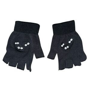 Studio Ghibli My Neighbor Totoro Soot Sprite Fingerless Gloves